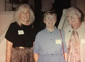 Photograph From left to right: NAMI Dane County Founders Nancy Abraham, Bev Young, and Harriet Shetler.